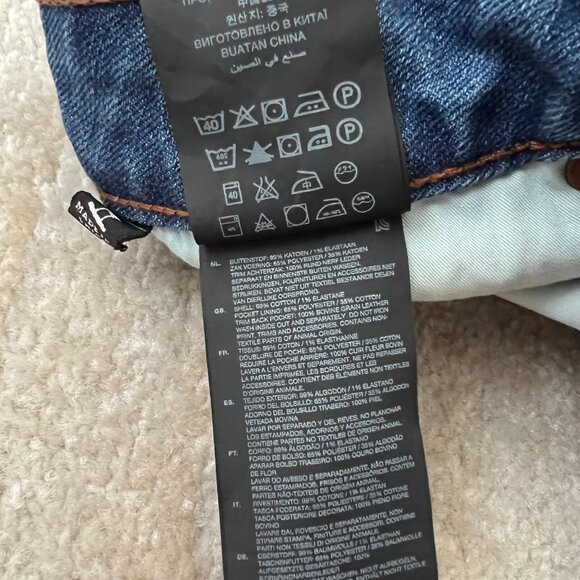 G-Star Raw Attacc Slim Straight Button Fly Jeans 36 Blue - Picture 10 of 11